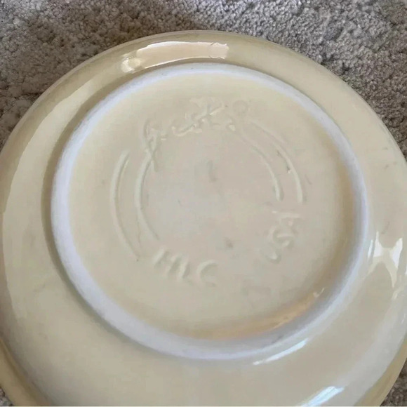 Fiestaware 2 x 7" Bowls Vintage Cream Snack Tapas Dessert - Picture 5 of 9